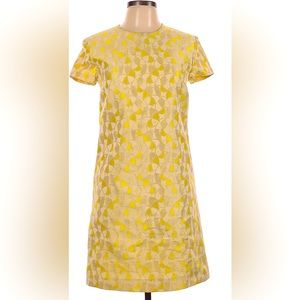 Worn once!! Metallic Shift Dress.